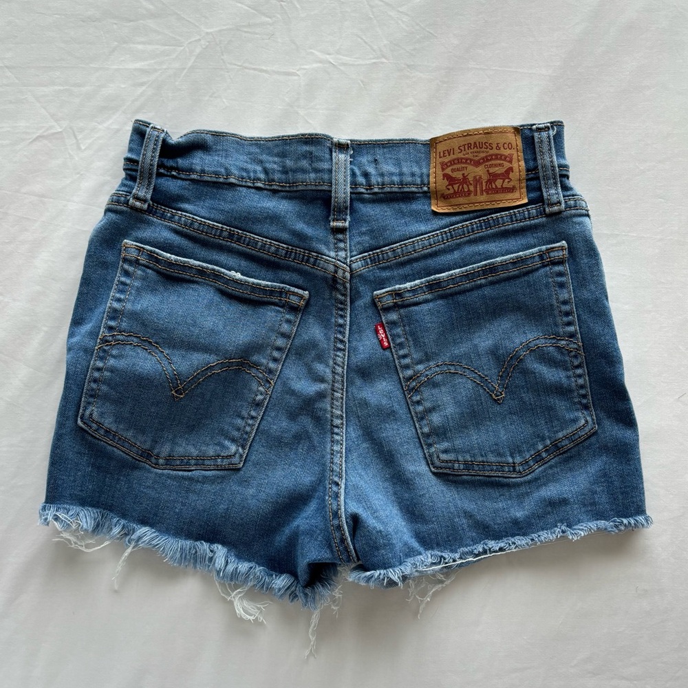 Levi Strauss High Rise Jean Shorts